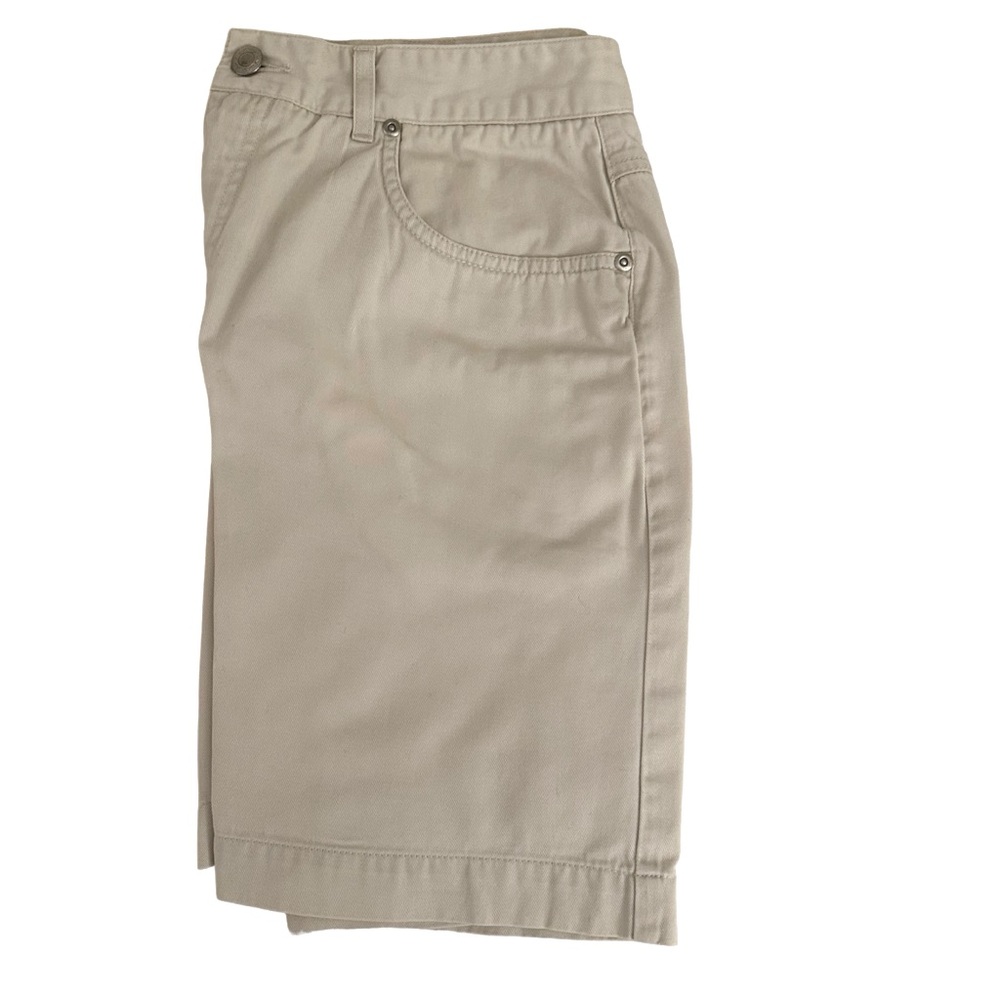 Talbots High Waist Khaki Shorts Size 14 - Picture 5 of 6